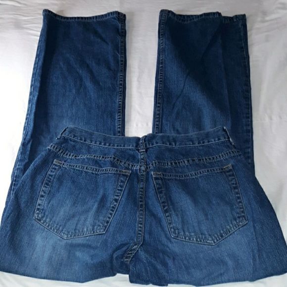 Lands' End Classic 5 Pocket‎ Jeans Boot Cut 4 - Picture 5 of 6